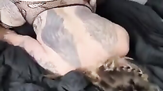 She got Backshots while he records