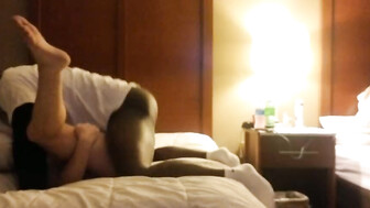 Blonde hottie and BBC lover