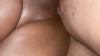 bubble butt ebony wife shared with monster bbc