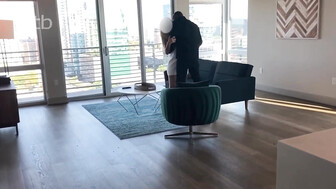 Blond cuckold white milf tries anal with her handsome black stud