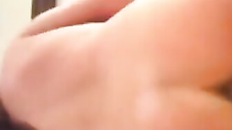 Real amateur  rides her first 14 inch bbc