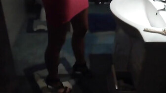 Cute wife gets dolled up for her BBC date