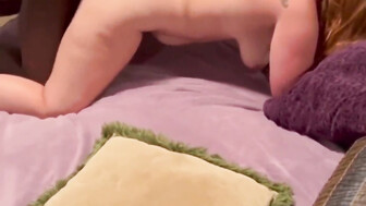 Cuckold white wife with big ass cuckolds her hubby with BBC