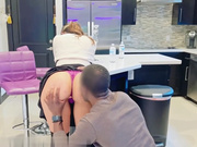 Sexy white wife and black lover with big black cock