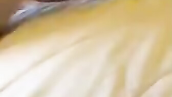 Cuckold husband films hotwife creampie then cleans up