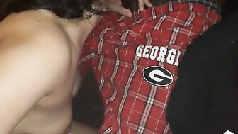 Amateur wife has some fun with black bulls