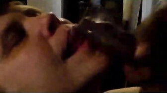 Hotwife Karen QoS gangbang takes huge nut in her mouth