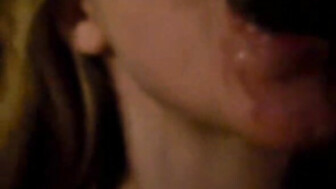 Hotwife Karen QoS gangbang takes huge nut in her mouth