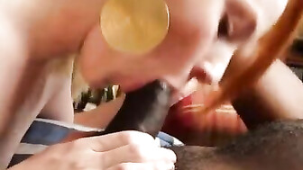 Made boyfriend watch her suck a black cock