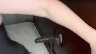 Hotwife BBC Dirty Talk While Sucking Dildo