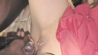 Pumping that gorgeous milf in white stockings