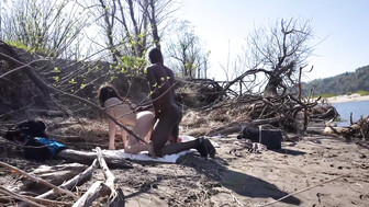 Cuckold wife takes BBC outdoor