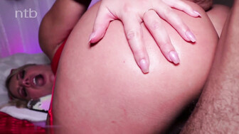 Hot PAWG blonde loves anal with her black bf