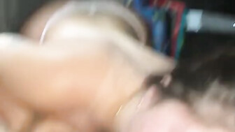 Nasty asian with thick body slobbers and spits all over BBC