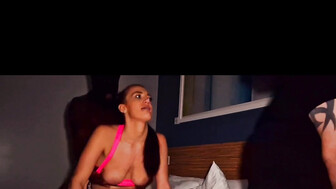 Very sexy white wife and her BBC lover in black mask