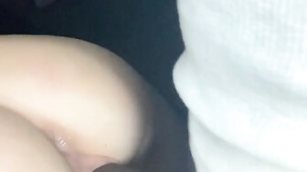 Tight asian pussy taking it raw from behind