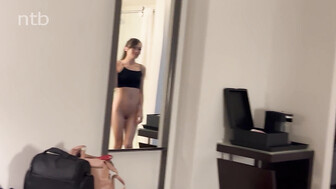 Tiny and petite skinny babe milks that bbc dry