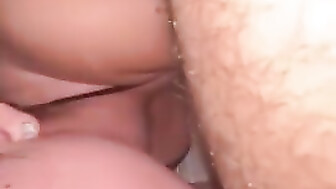 Big booty latina gives  blowjob on vacation