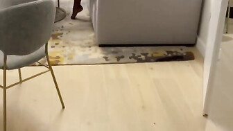 Hotwife greedily swallows sperm from a family-friend and her husband