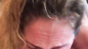 Spitroasted cuckold wife takes two hot loads