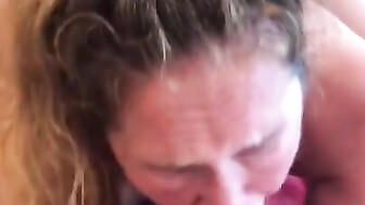 Spitroasted cuckold wife takes two hot loads