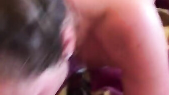 Spitroasted cuckold wife takes two hot loads