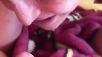 Spitroasted cuckold wife takes two hot loads