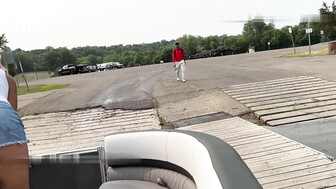 Hubby licks and cleans wife's pussy after bbc lover fucked her