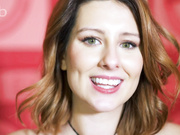 Cuckold redhead honey gets bbc cumshot in her mouth and her big tits