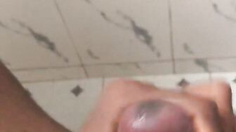 My fanatical penis does not like to sleep and does not stop pumping cum all the time