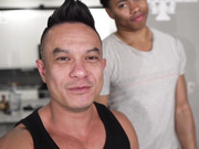 Insatiable milf takes another bbc creampie on that firm and round ass