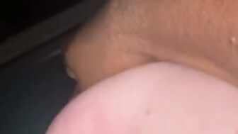 PAWG sucks and fucks black dick