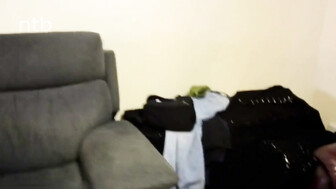 White wife cuckolds hubby with black lover