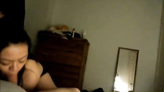 Cheating Asian Wife says to delete the vid later...