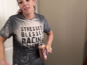 Fucked my bull while my family/friends were in the living room!