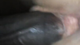 BBC pounding thick white pussy