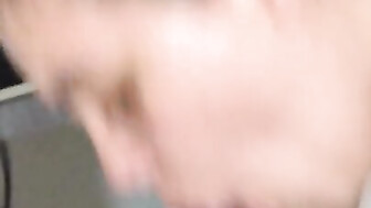 Curvy white girl sucks and rides Big black cock