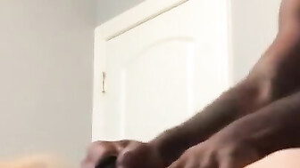 BBC fuck and cumshot on face of PAWG