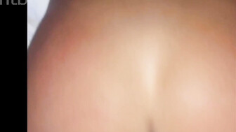 Fat, shiny bbc cums hard on cuckold white wife's huge boobs