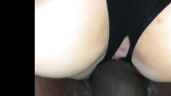 Beautiful and sexy cuckold teen white babe gets her first bbc creampie