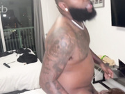 Fiery redhead takes bbc in her ass and gets messy creampie inside