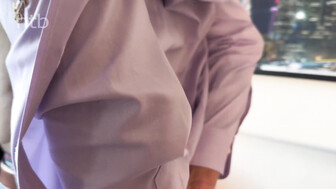 Sexy white wife with hot body cuckolds her husband with black bull