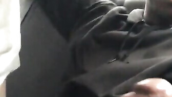 Big ass girl rides BBC in the car