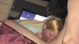 Gf swallows friends cum