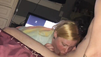Gf swallows friends cum
