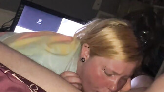 Gf swallows friends cum