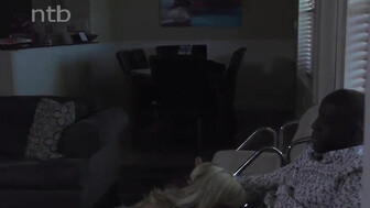 Busty cuckold blond wife gets that bald pussy impregnated by bbc