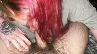 Deepthroating his bestfriend while hes at work