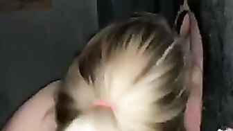 Wife at the glory hole