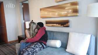 Pretty blonde vs BBC